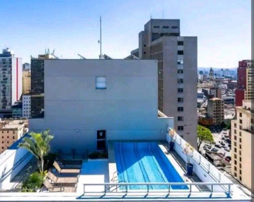 Studio Flex Com Garagem E Piscina No Centro De Sp São Paulo Eksteriør bilde