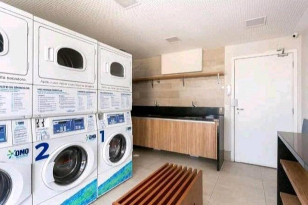 Studio Flex Com Garagem E Piscina No Centro De Sp São Paulo Eksteriør bilde
